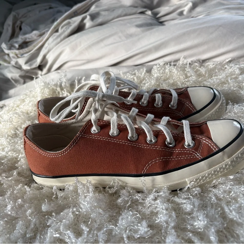 New Converse Canvas Sneakers with Rust color - Picture 2 of 7